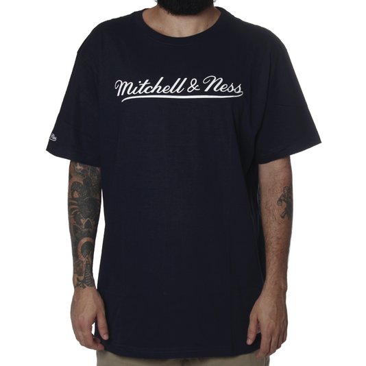 Camiseta Mitchell & Ness Classic M&N Azul Marinho