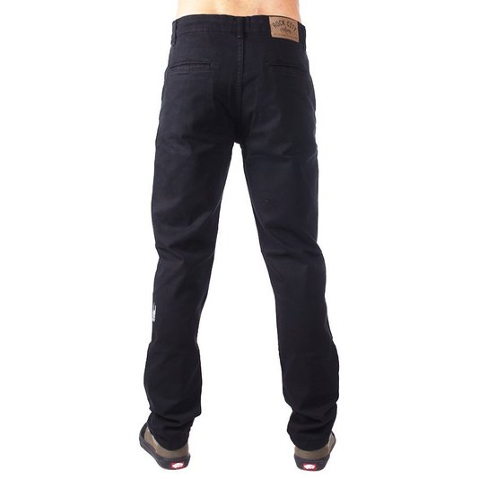 Calça Rock City Thrash Denim Preto