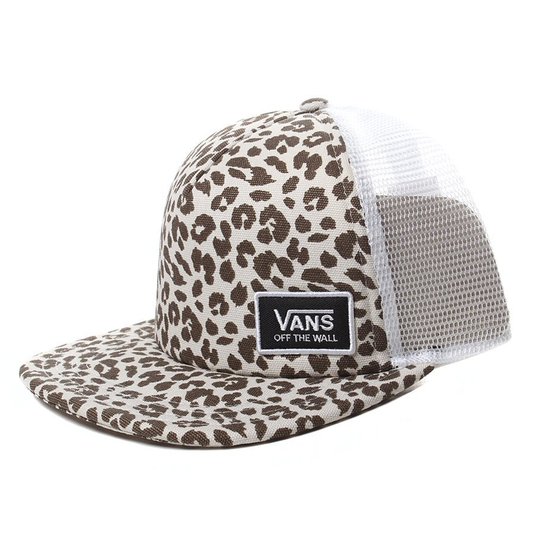 Boné Vans Beach Bound Trucker Leopard Branco/Leopardo