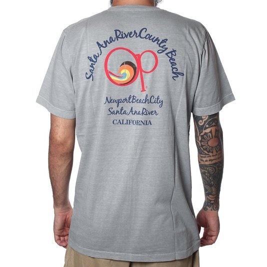 Camiseta Ocean Pacific OP Cinza