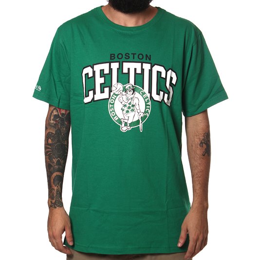 Camiseta Mitchell & Ness Team Arch Celtics Verde