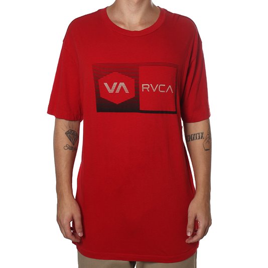 Camiseta RVCA Fade Box Vermelho