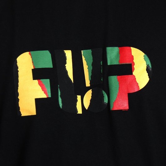 Camiseta Flip Torn Nfon Rasta Preto