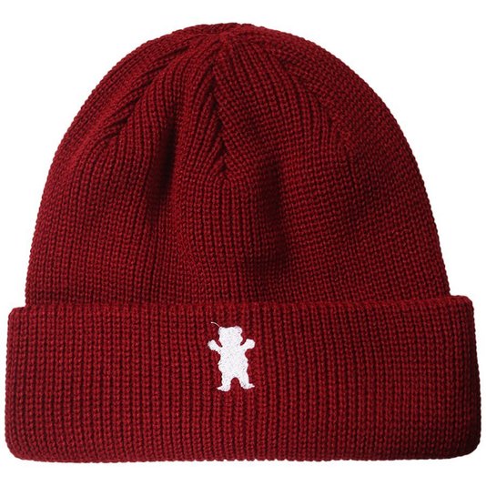 Gorro Grizzly Og Bear Embroidery Vermelho