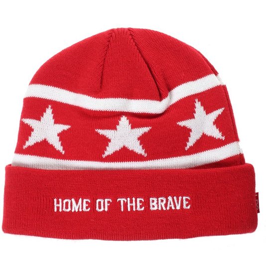 Gorro Lrg Home Of The Brave Vermelho