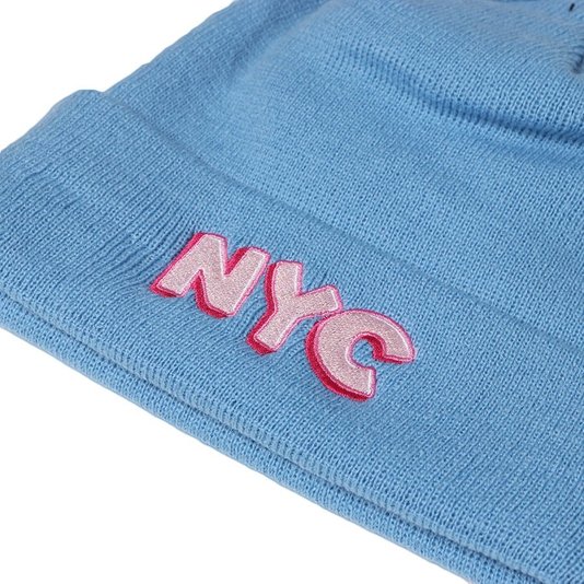 Gorro New Era New York City Nyc Sweet Winter Azul Claro