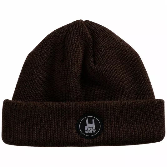 Gorro Rock City Mini Icon Marrom Escuro