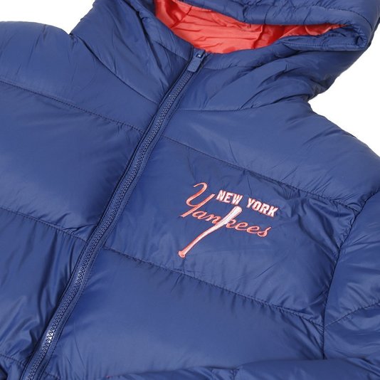 Jaquera New Era Puffer Mlb New York Yankees Core Azul Marinho