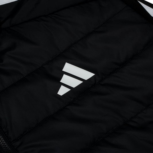 Jaqueta Adidas Puffer Essentials 3 Stripes Preto