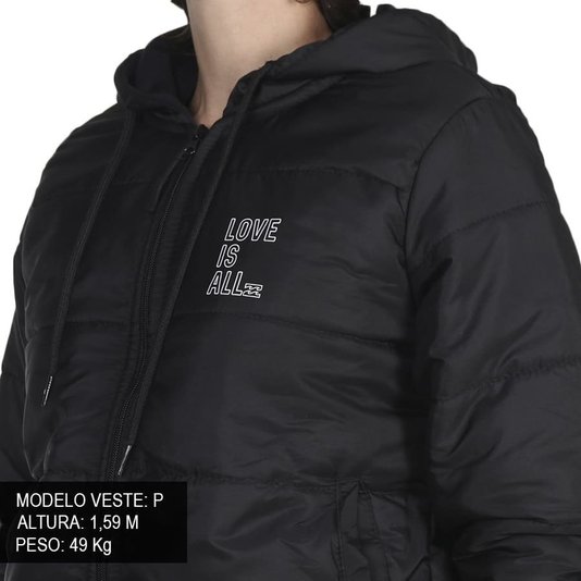 Jaqueta Billabong Matel Feminina Preto