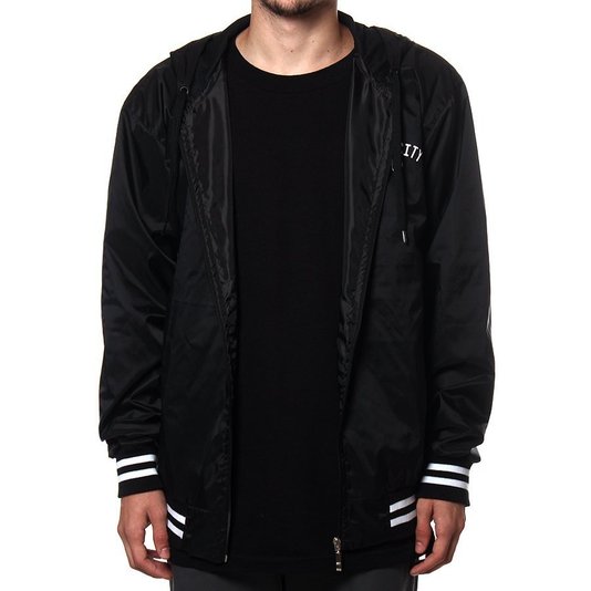 Jaqueta Corta Vento Rock City Army Ribana Preto/Branco
