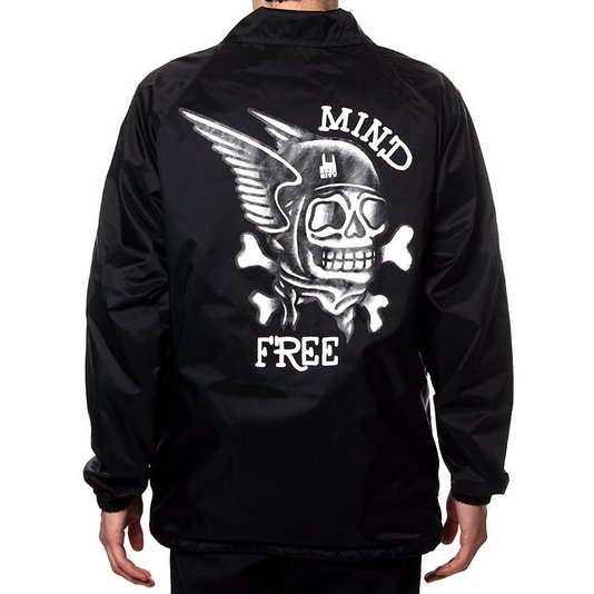 Jaqueta Corta Vento Rock City Mind Free Preto