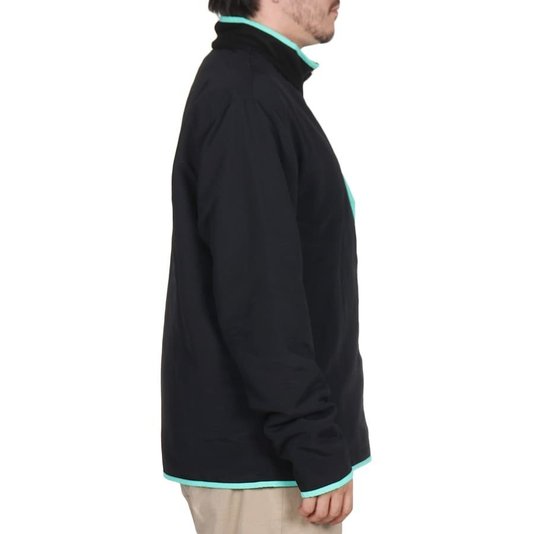 Jaqueta Diamond Marquise Reversível Polar Preto/Verde Agua