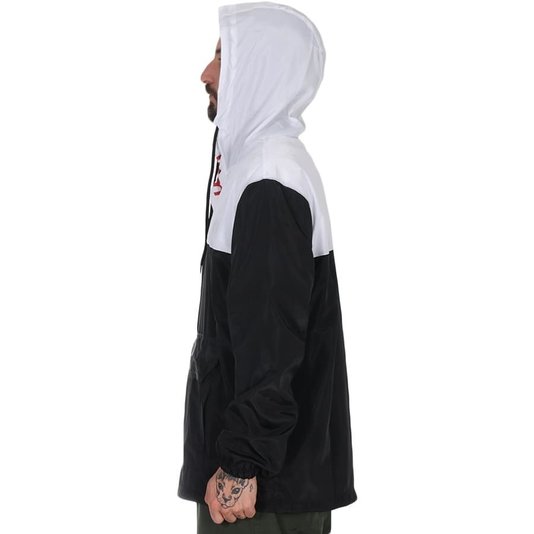 Jaqueta Element Og Anorak Corta Vento Branco/Preto