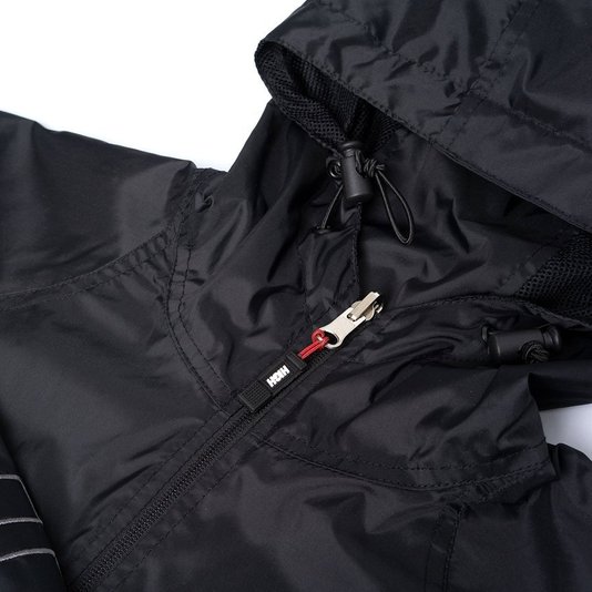 Jaqueta High Rain Coat Label School Preto