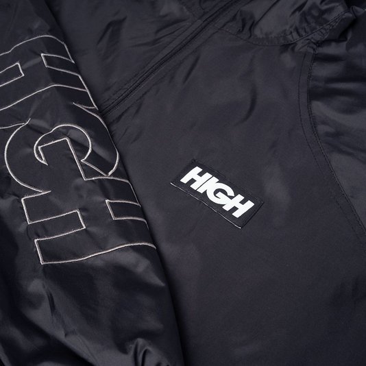 Jaqueta High Rain Coat Label School Preto