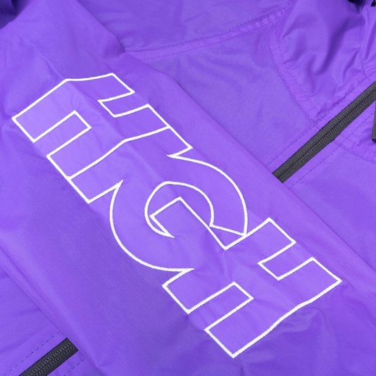 Jaqueta High Rain Coat Label School Roxo