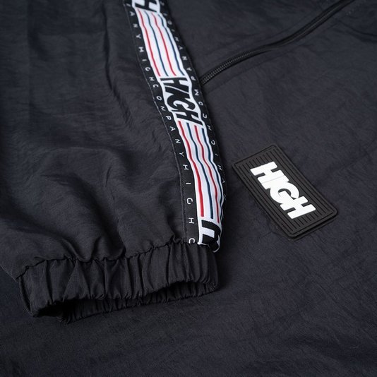 Jaqueta High Zipped Jacket Stripes Preto