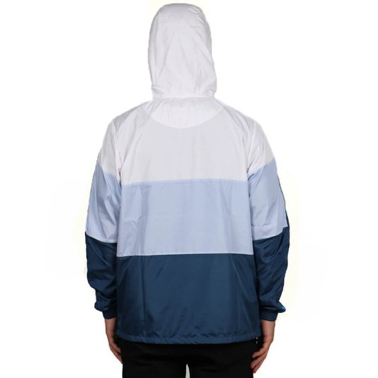 Jaqueta Hocks Corta Vento Anorak Trin Creme/Azul