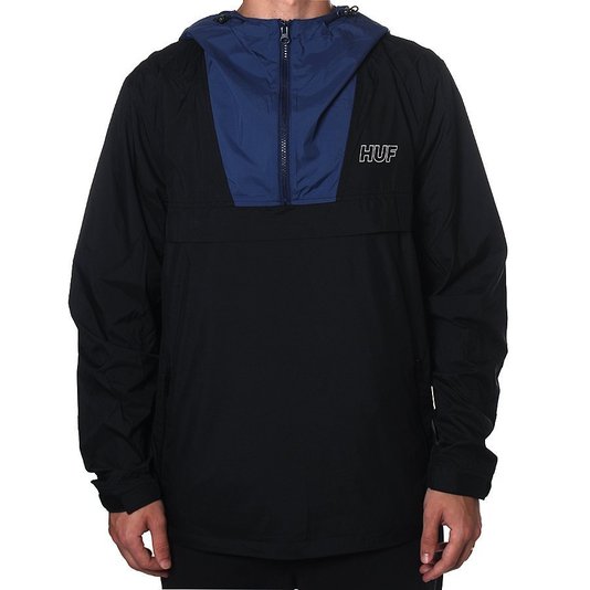 Jaqueta HUF Explorer Anorak Preto/Azul Marinho