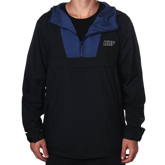 Jaqueta HUF Explorer Anorak Preto/Azul Marinho
