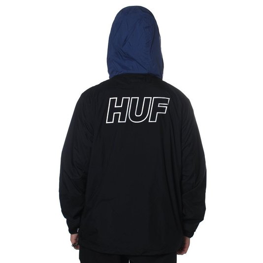 Jaqueta HUF Explorer Anorak Preto/Azul Marinho