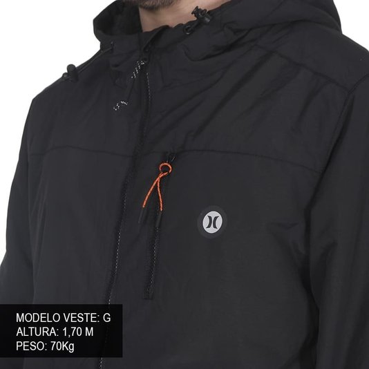 Jaqueta Hurley Climax Preto