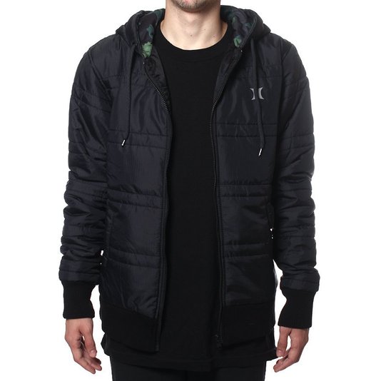 Jaqueta Hurley Rip Stop Preto
