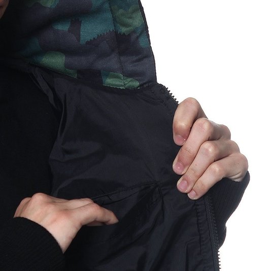 Jaqueta Hurley Rip Stop Preto