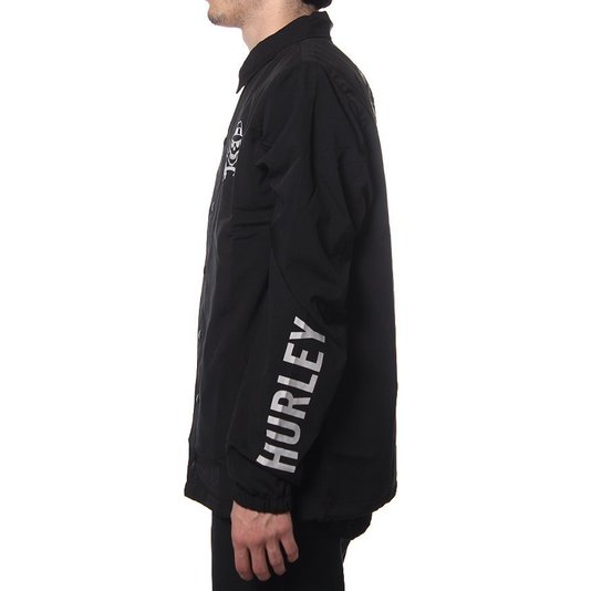 Jaqueta Hurley Windbreaker Driver Toledo Preto