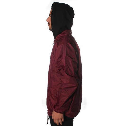 Jaqueta Independent x Thrasher Quebra Vento Pentagram Bordo