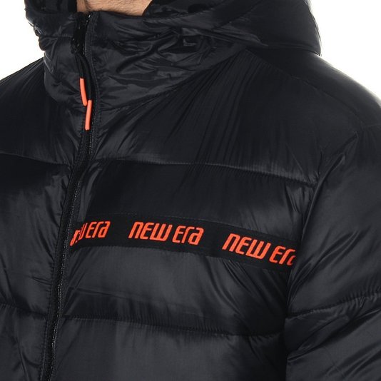 Jaqueta New Era Bomber New Era Utilitary Preto/Laranja
