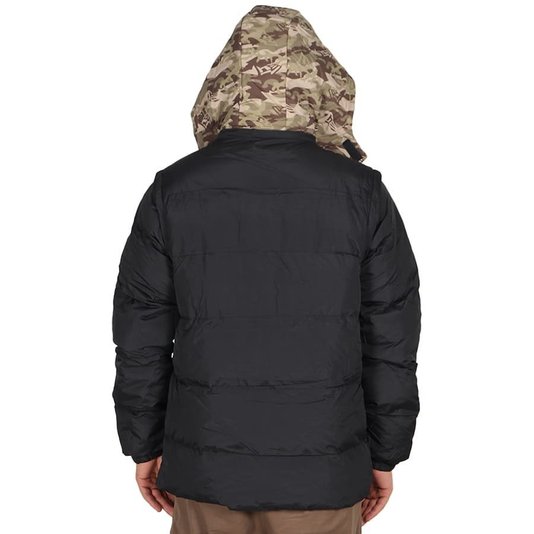 Jaqueta New Era Neutral Puffer Preto/Camuflado
