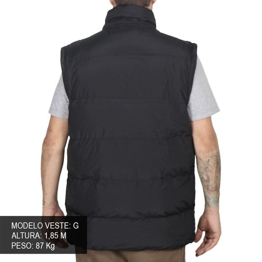 Jaqueta New Era Neutral Puffer Preto/Camuflado