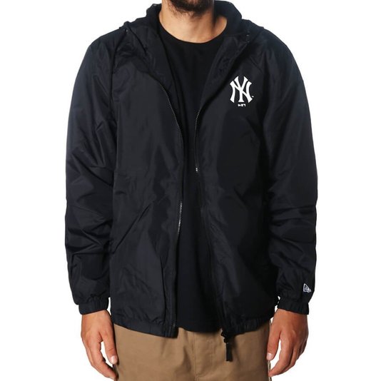 Jaqueta New Era New York Corta Vento Sazonal New York Preto
