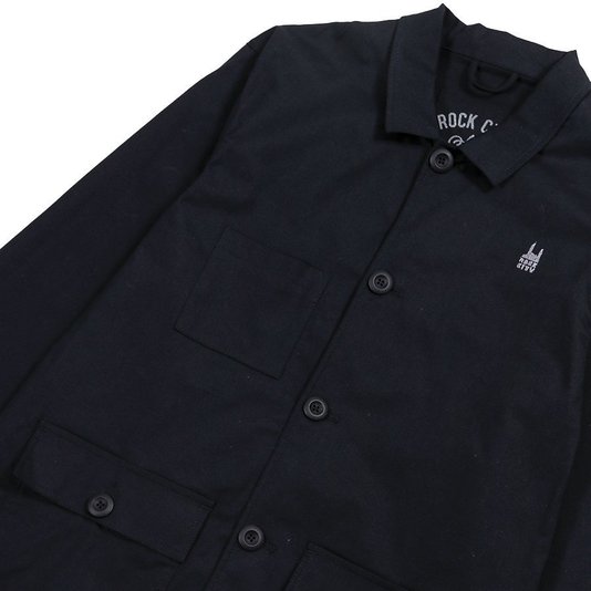Jaqueta Rock City Pintor Preto/Cinza