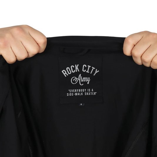 Jaqueta Rock City Pintor Preto/Preto