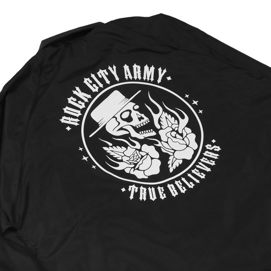 Jaqueta Rock City Social Distortion Corta Vento Preto