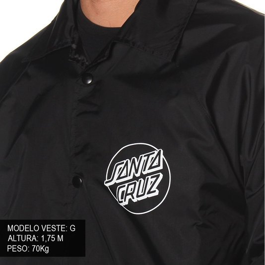 Jaqueta Santa Cruz Opus Dot Preto