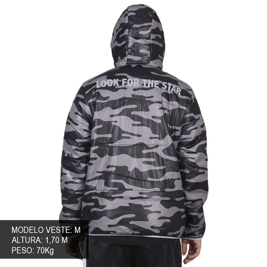 Jaqueta Starter Bomber Authentic Camuflado/Preto