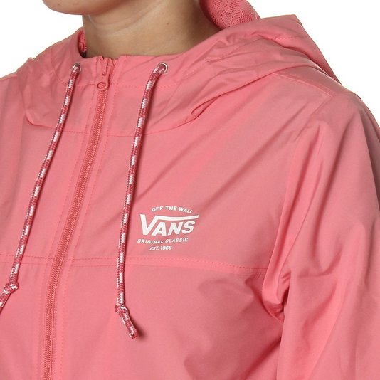 Jaqueta Vans Kastle II Windbreaker Rosa