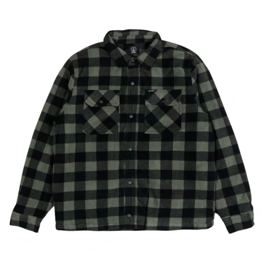 Jaqueta Volcom Bowered Lined Preto/Verde