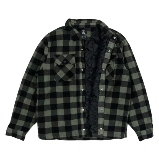 Jaqueta Volcom Bowered Lined Preto/Verde