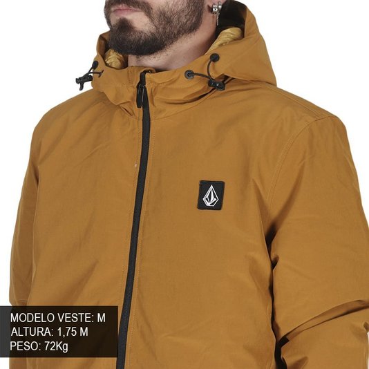Jaqueta Volcom Ps Momentum Ii Imp Marrom Claro