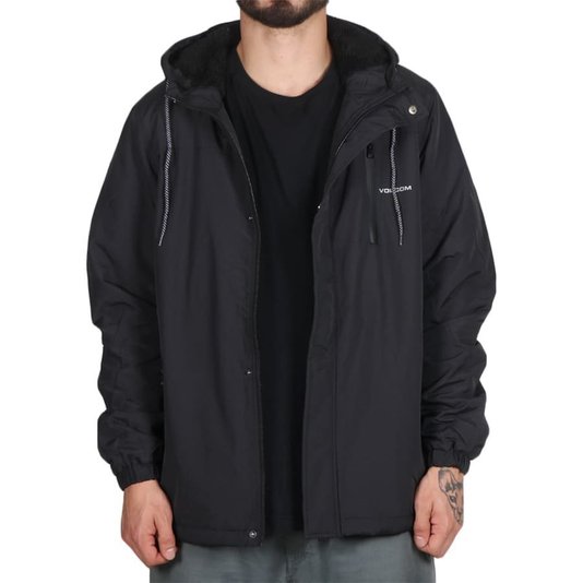 Jaqueta Volcom Ps Repeat Imp Preto