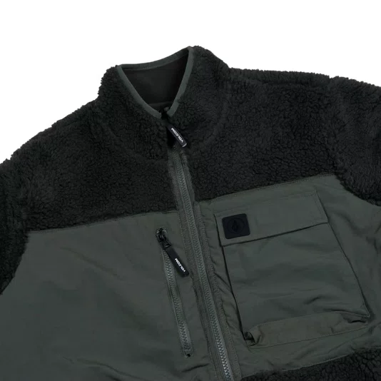 Jaqueta Volcom Storm Stone Rinsed Preto/Verde