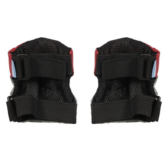 Joelheira Decathlon Knee Pads Infantil Preto/Vermelho