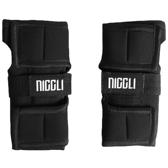 Kit De Proteção Niggli Pro Adulto Preto