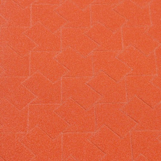 Lixa Anarquia Jessup Recorte Setas Folha 9" X 11" Laranja