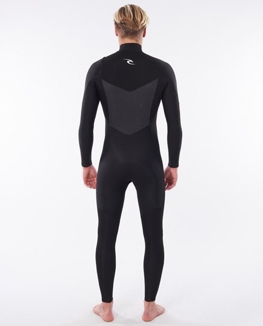 Long John Rip Curl Dawn Patrol 4/3mm Chest Zip Preto